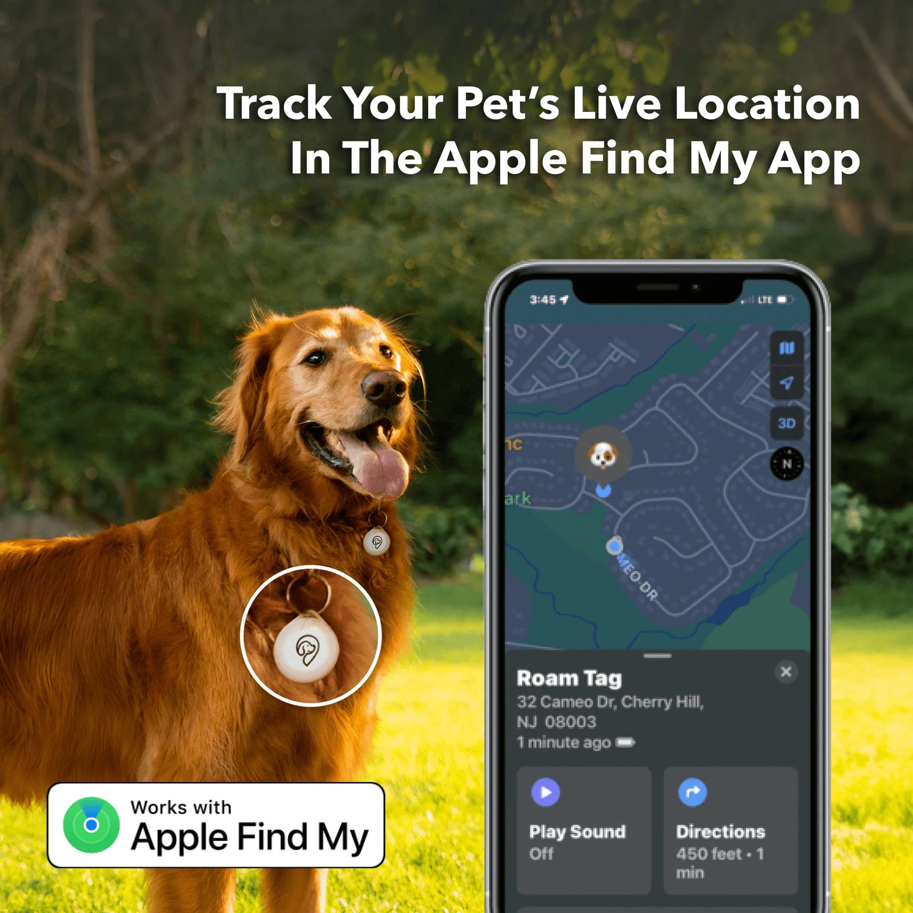 Roam Tag: Track Your Dogs Live Location