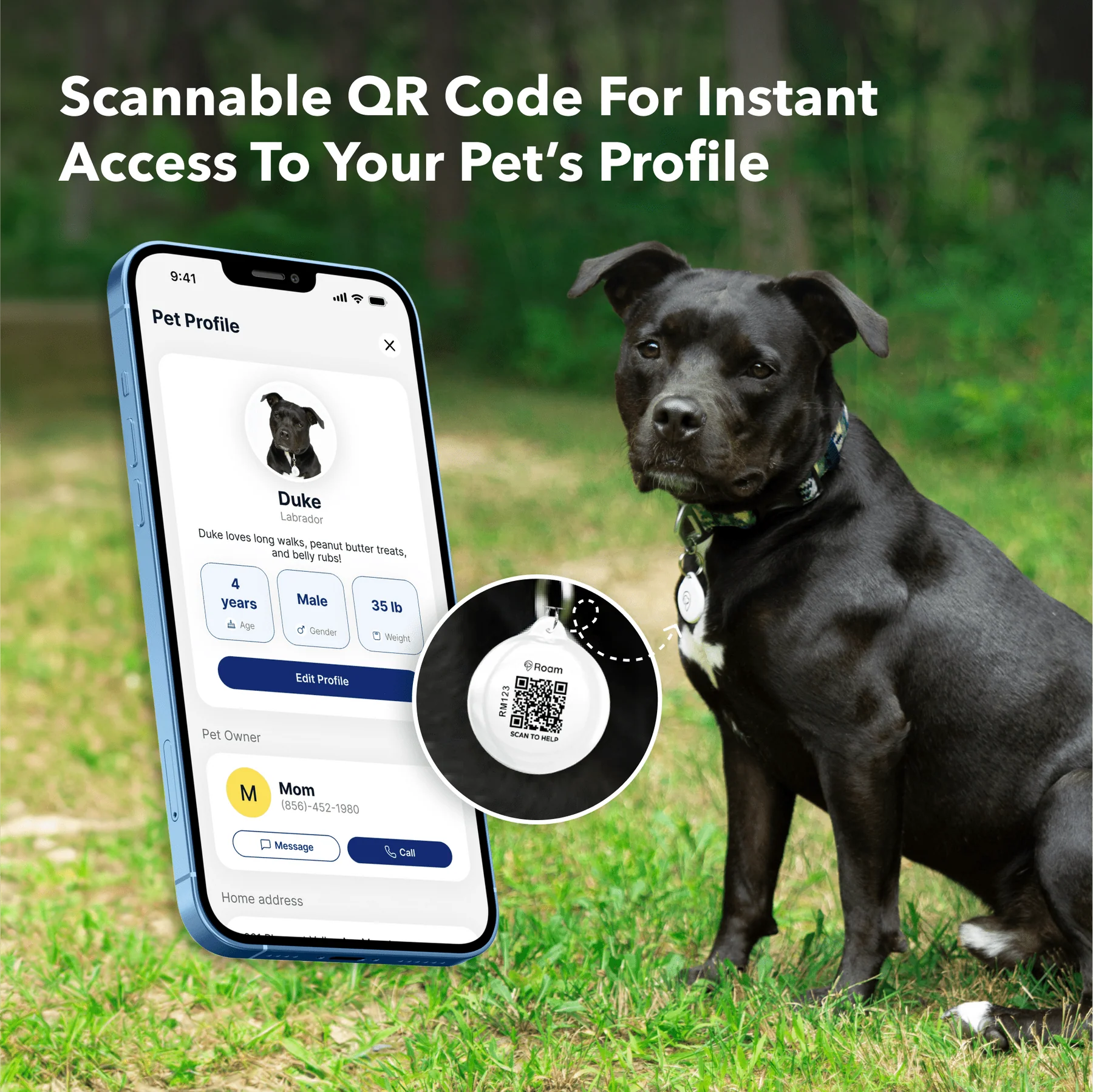 Roam Tag: Track Your Dogs Live Location