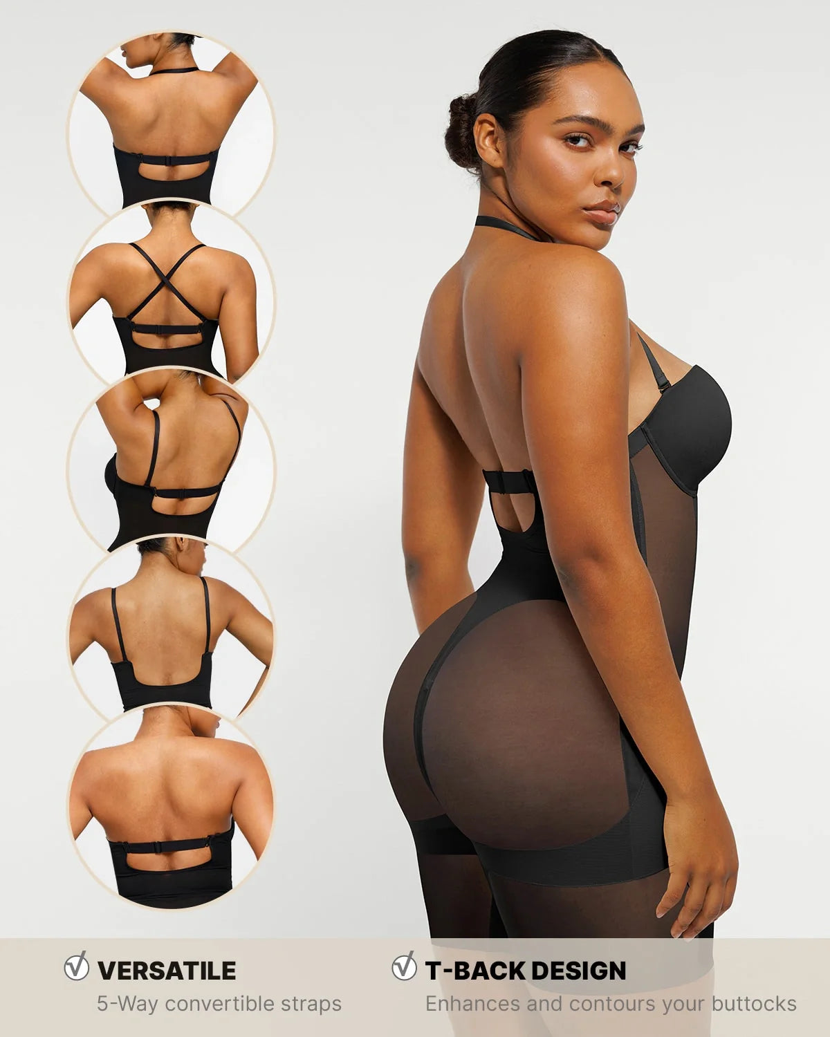 AirSlim® Deep Plunge Butt-Lifting Bodysuit