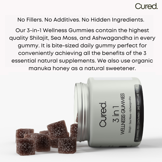 CURED 3-in-1 Wellness Gummies