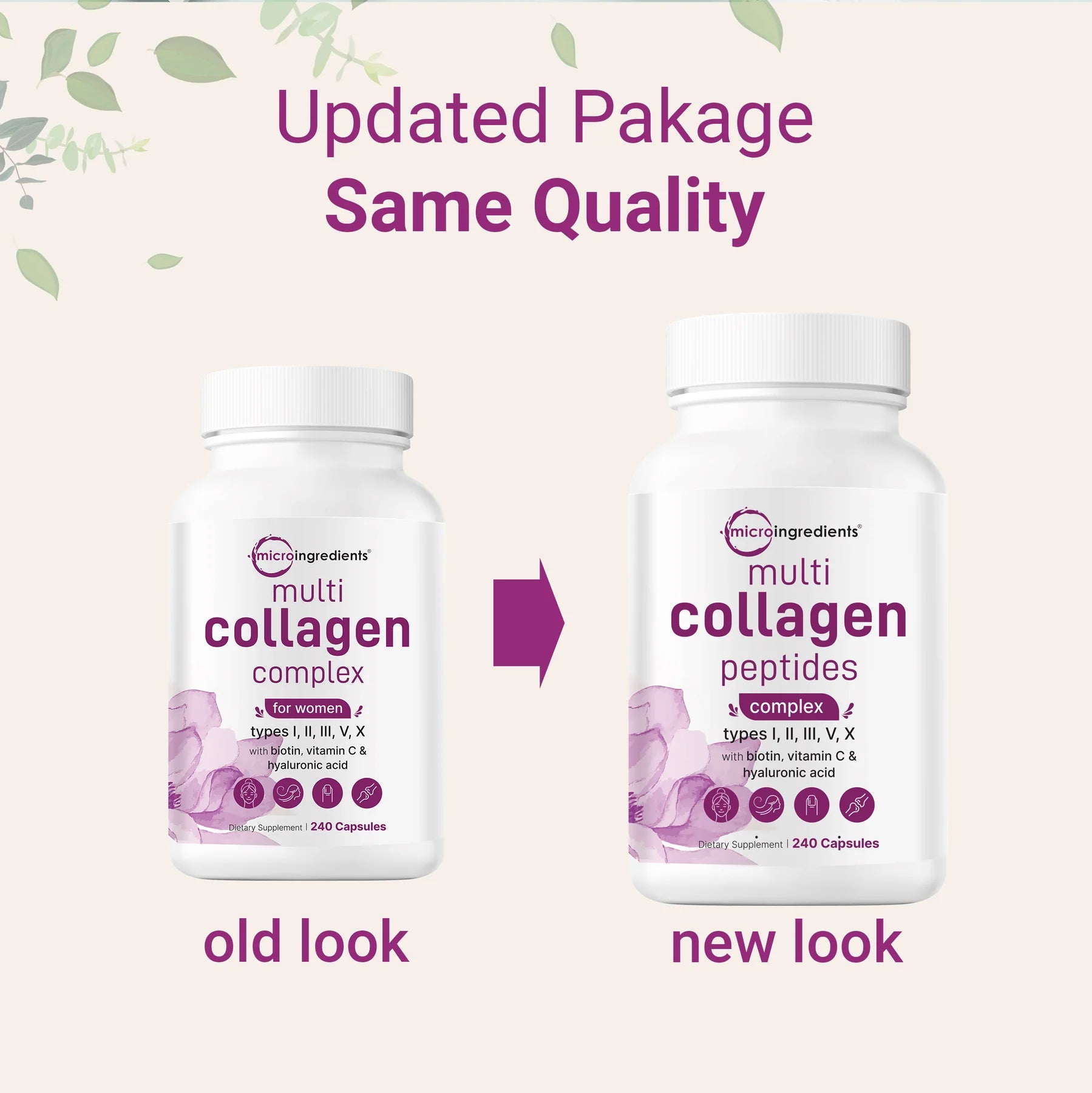 Multi Collagen Complex, 240 Capsules