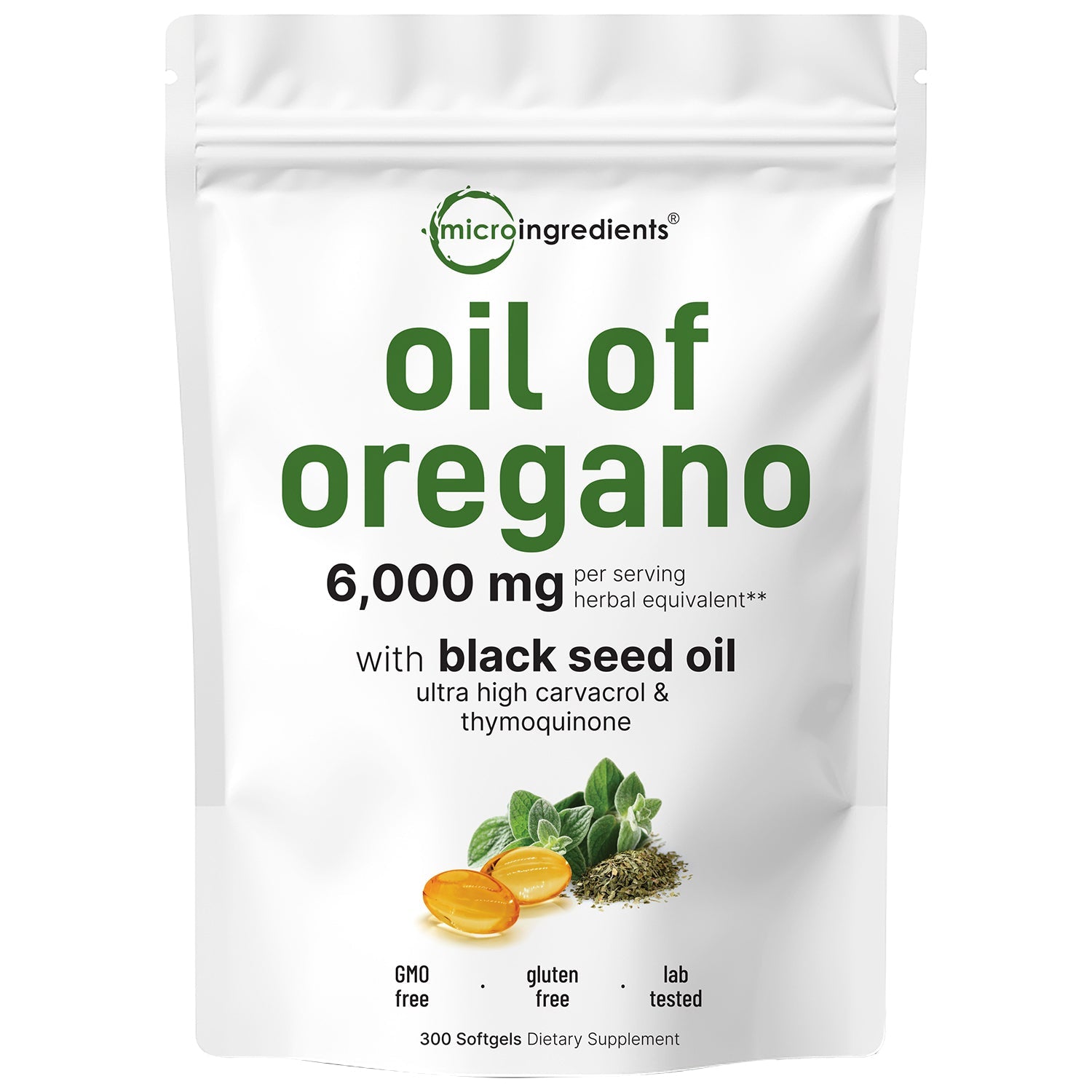 Micro Ingredients Oregano Oil with Black Seed Oil